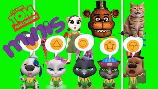 My Talking Tom Friends | Dom Dom Yes Yes | Fnaf song | Icat | Peach | Daisy | 🍑🍑🍎🍎🎹🎹😂😂😀😀😁😁💐💐🧬🧬🐧🐧🥁🥁