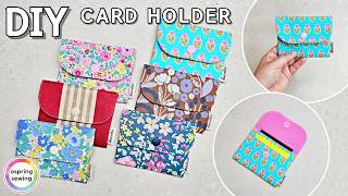 [DIY] So Simple! Card Holder | How to make Card Wallet 💕 with 2 pocket