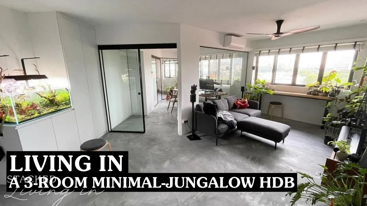 Inside A Minimalist Dream Glasshouse HDB Home In Little India