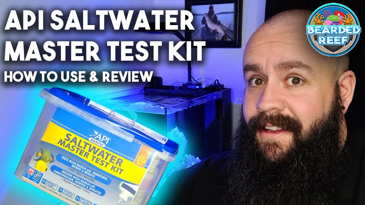 How to test your saltwater aquarium with API Saltwater Master Test Kit 