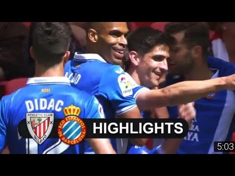 Athletic Bilbao vs Espanyol 0-1 - All Goals & Highlights Resumen y Goles 20/05/2018 HD