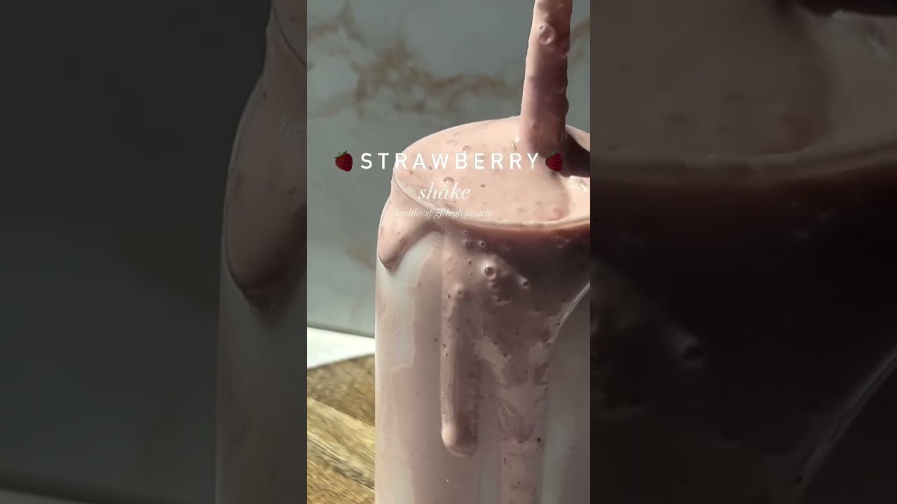 Creamy Strawberry Shake 