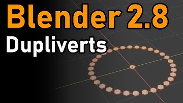 Blender 2.8 Dupliverts Turbo Tutorial