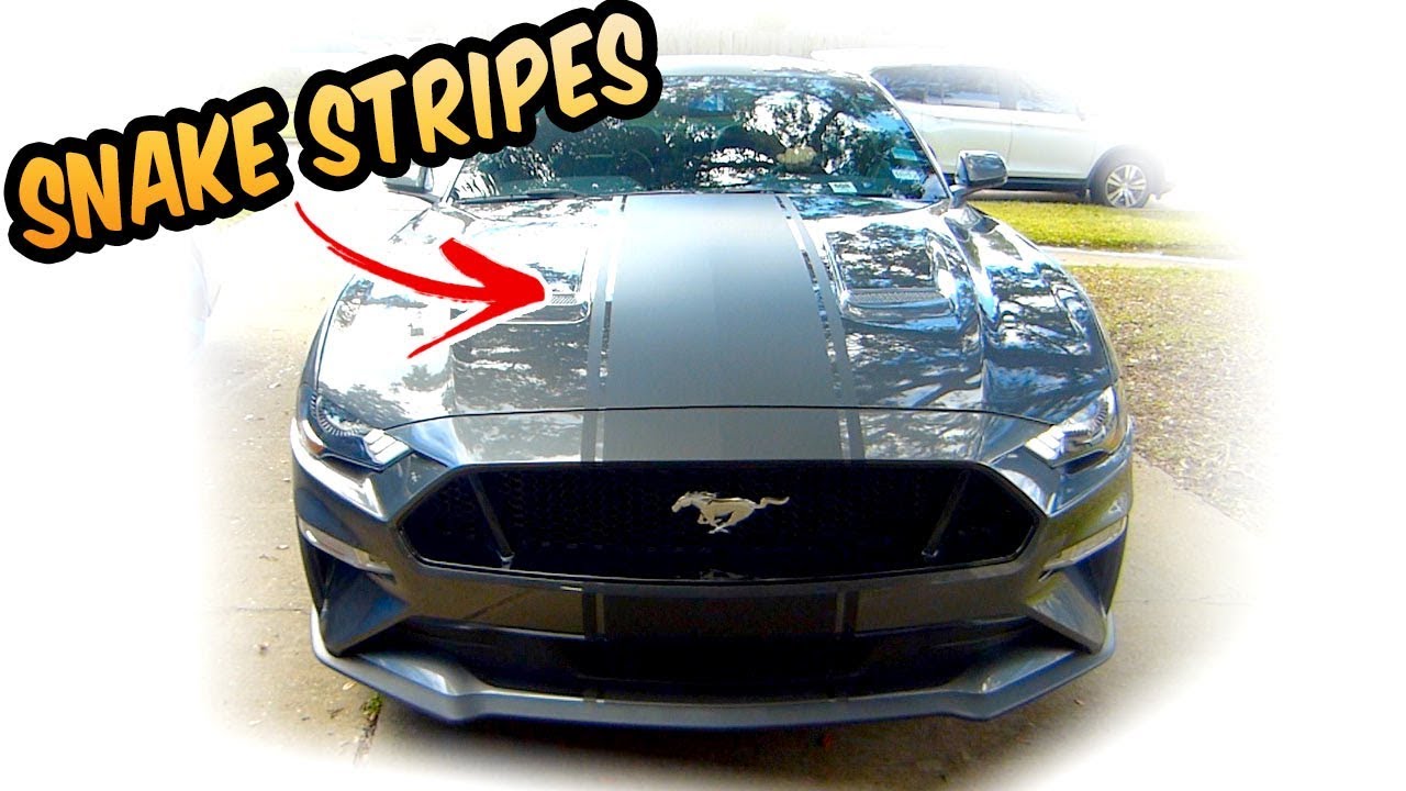 2019 Mustang GT Racing Stripes Install
