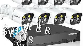 📢 Talk Back! WESECUU 4K PoE System with 2-Way Audio