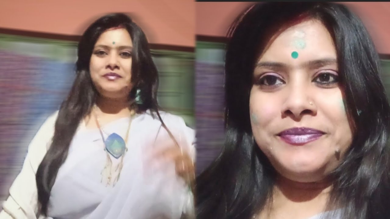 Holi special makeup look💚💚💚♥️♥️💛🌸 (Hindi vlogging)