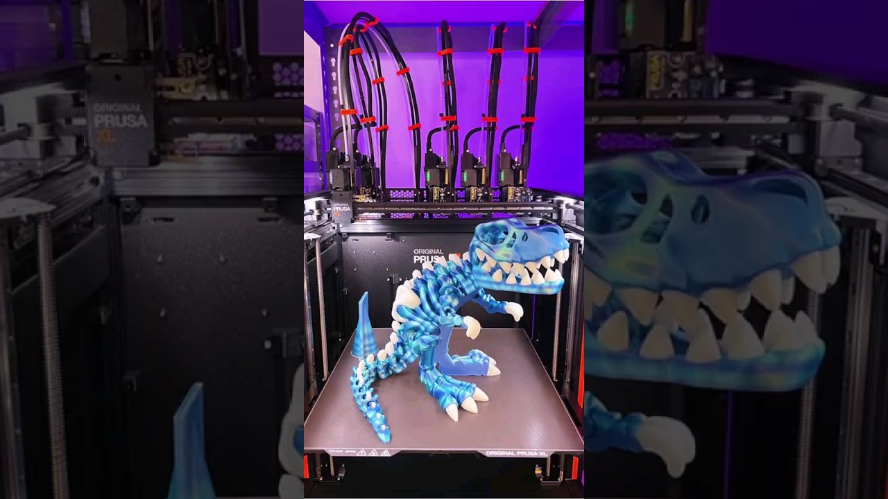 Giant 3D Printed T-Rex Skeletonš³#asmr #3dprinting #3dmodeling #3dprint #diy #anime #animon #toys