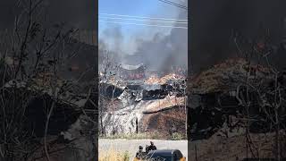 Φωτιά σε εργοστάσιο ανακύκλωσης στην Νέα Ευκαρπία
