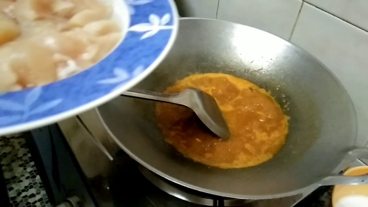 Isi ayam masak kari campur terung bulat cara kamiððððð» - YouTube