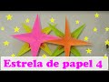 ESTRELA DE PAPEL MODULAR - ROSA  DOS VENTOS - VERSÃO 4