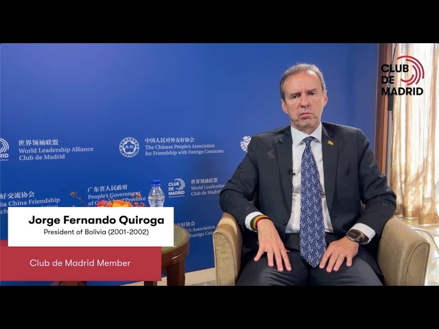 Jorge Fernando Quiroga. How can multilateral institutions support better governance at home? | CdM
