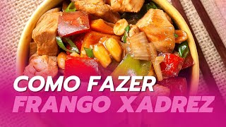 Frango xadrez fácil e simples - Emagrecer Certo®