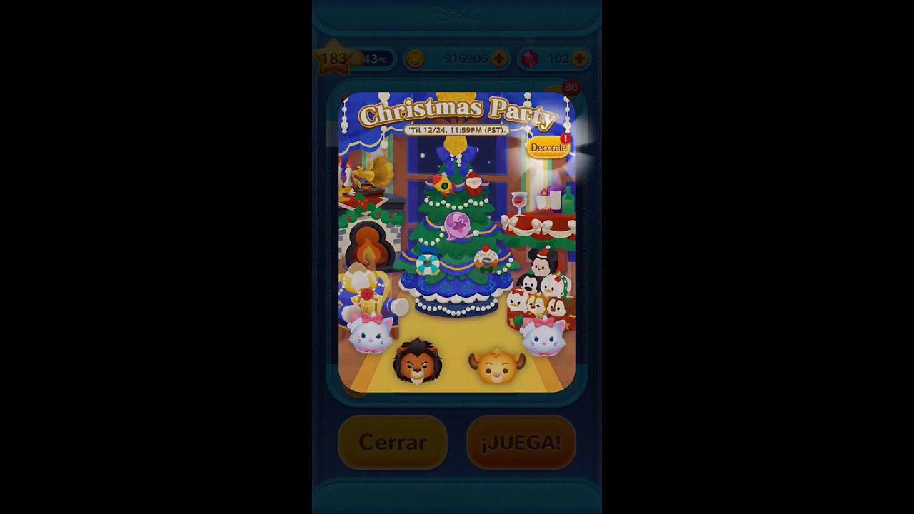 tsum tsum christmas party