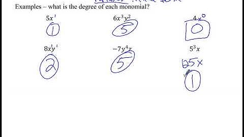 A1 8 1 Adding and Subtracting Polynomials