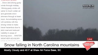 Snowfal Camera: Banner Elk, North Carolina
