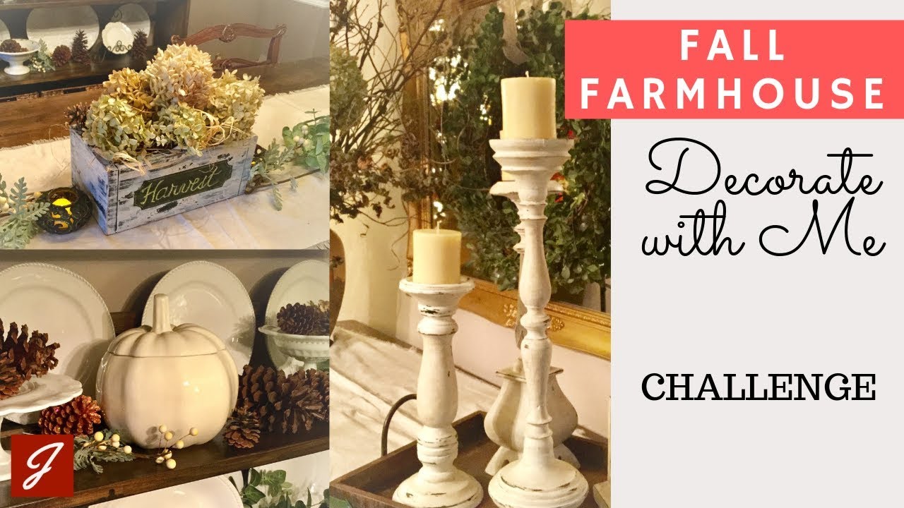 Fall Farmhouse Decorate with Me - Thrifted and Trash to Treasures