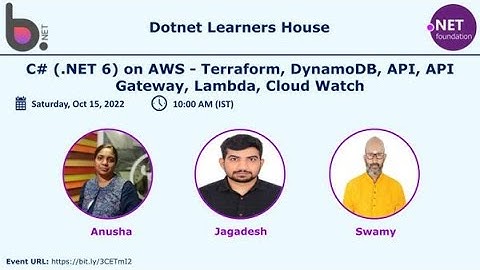 C# (.NET 6) on AWS - Terraform, DynamoDB, API, API Gateway, Lambda, Cloud Watch
