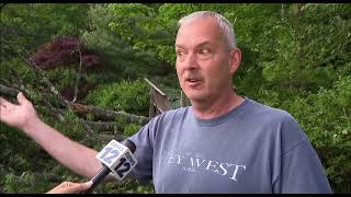 News 12 NJ - Storm Damage in West Milford