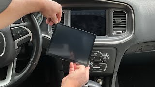 Athlete Statistics Replacing Touch Screen in a 2018 Dodge Charger