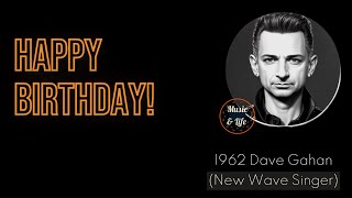 DAVE GAHAN Born on May 09 I Depeche Mode ✨Everything counts 🎶👍