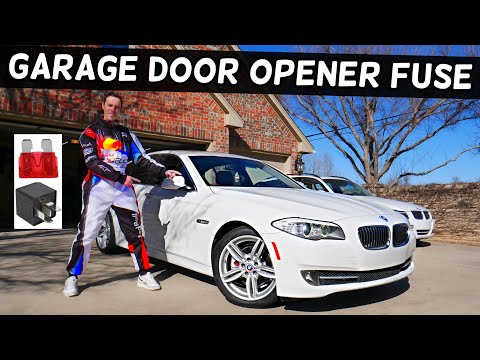 BMW F10 F11 GARAGE DOOR OPENER FUSE LOCATION BMW 528i 535i 520i 530i 550i 518d 520d 525d 530d 535d