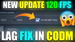 How To Unlock NEW 120 FPS & Lag fix in Any Device COD Mobile To Become Pro