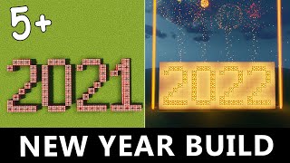 5+ Redstone New Year Party Build Hacks 2022!