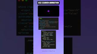 Bring your website to life with an animated search bar! ✨  #shorts #upskillmafia #css #animation