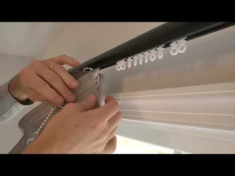 How To Hang Wavefold Curtains With The Connecting Chain Method