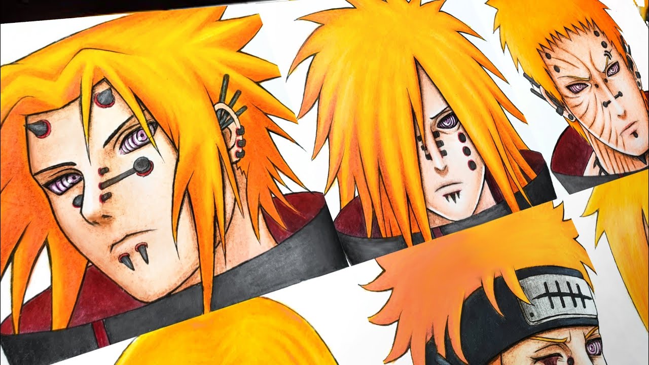 Anime – Naruto Shippuden – Desenho Pain – Animes Otaku