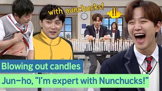 How many candles can Junho blow at once?!