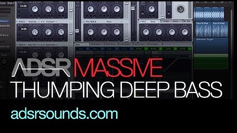 NI Massive tutorial - Thumping Deep Tech/House Bass
