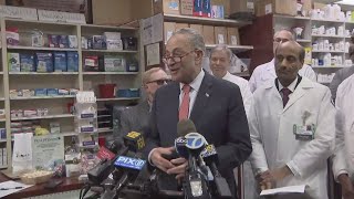 Sen. Charles Schumer News Conference On Shingles Vaccine Shortage