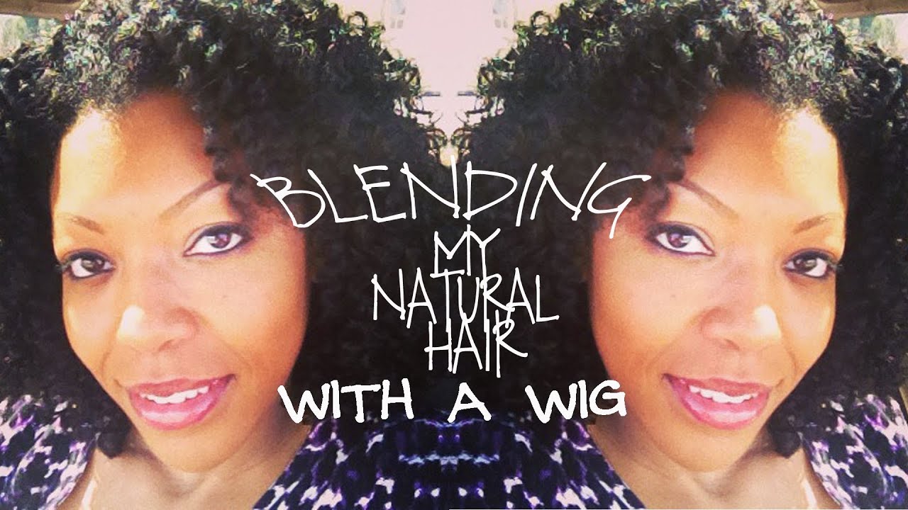Blending My Natural Hair with a Half Wig YouTube