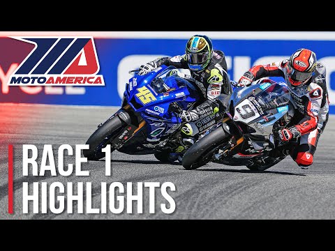 MotoAmerica Medallia Superbike Race 1 Highlights at Laguna Seca 2022