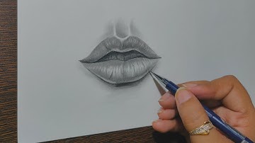 How to draw hyper realistic lips | drawing lips tutorial for beginners
