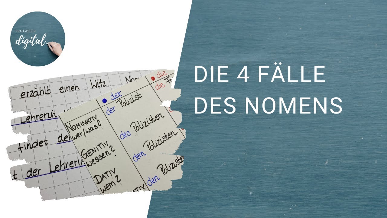 Vier Fälle des Nomens