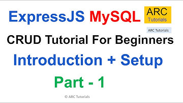 Build a RESTful API with NodeJS, Express and MySQL CRUD - Part 1 | Introduction and Setup