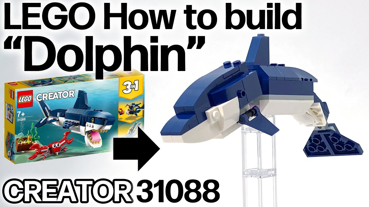 レゴ イルカの作り方 クリエイター 310 深海生物 組み替え Lego How To Build Dolphin Creator 310 Alternate Build 動物の作り方 Youtube