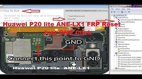 Huawei P20 Lite ANE-LX1 ANE-LX2 Reset FRP Just ONE Click
