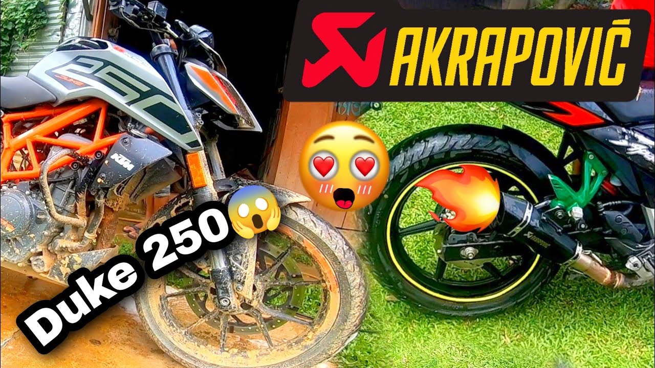 Akrapovic Exoust Sound😱🔥Duke 250bs6 | 