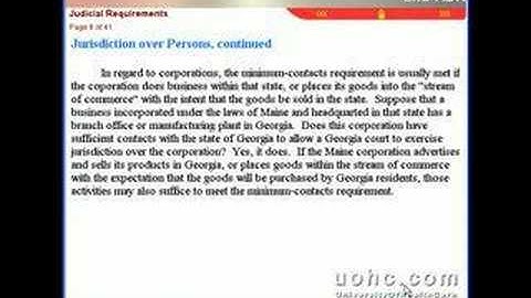 Business Law 2 Courts & ADR