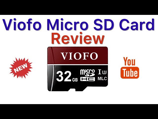 VIOFO 32GB Industrial Grade microSD Card, U3 A2 V30 High Speed