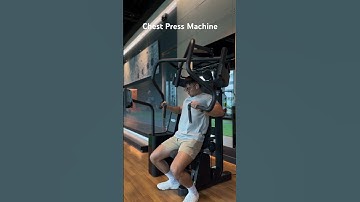 Tutorial on how to use the chest press machine.
