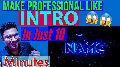 Make Professional Like INTROS for Anything in just 10 Minutes 😱Panzoid Beginner Tutorial #TUTORIAL
