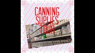 Canning Supplies Tour | Canadian Tire