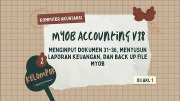 TUTORIAL MYOB ACCOUNTING PLUS V18 