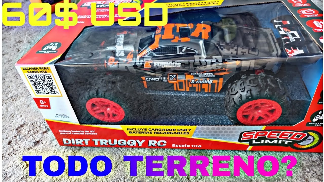Kit De Buggy Todo Terreno RC De 3062 Piezas – Control Remoto Y App, Escala 1/10, Naranja