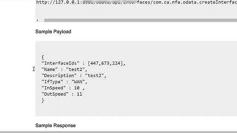 Create Aggregation with NFA Odata API