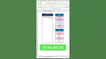 Combine Lists without Duplicates in Excel #shorts